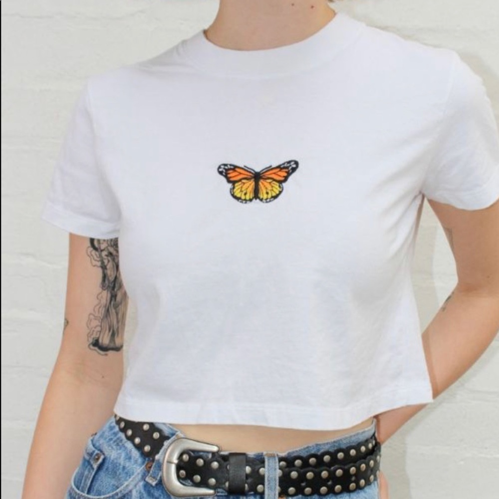 Brandy Melville Helen Butterfly Top